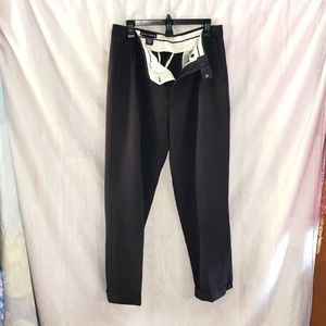 Micheal Brandon dress pants black size 34×30 wrinkle resistant good worn conditi